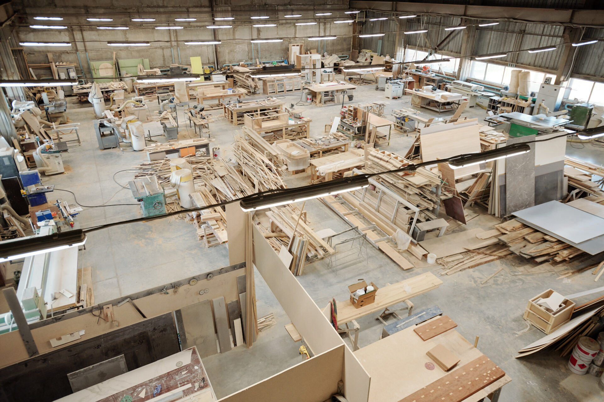 Furniture manufactoring plant