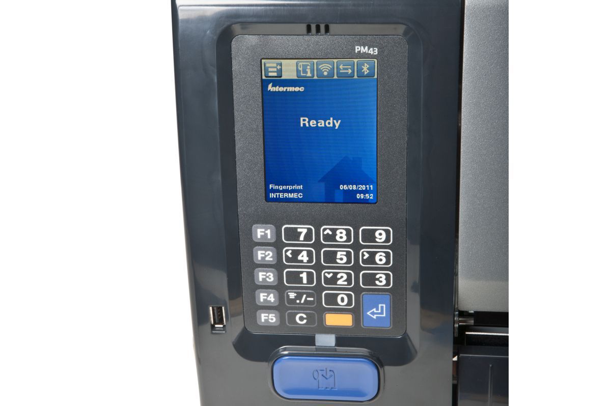 Honeywell pm43 printer control panel