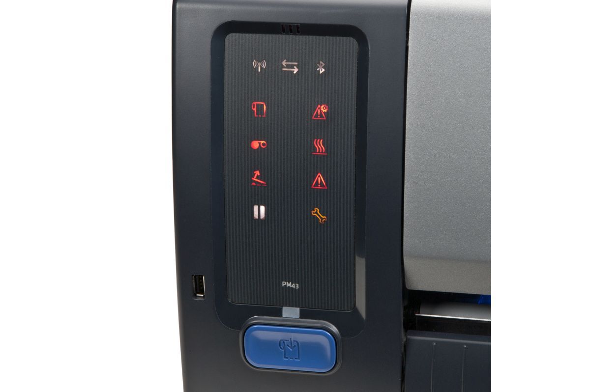 Honeywell pm43 printer close up