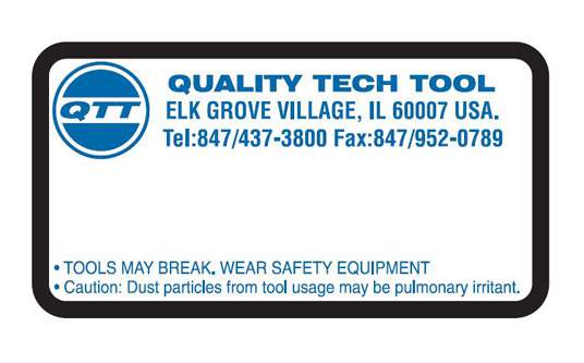 Part and Tool Labels: Imprint Enterprises