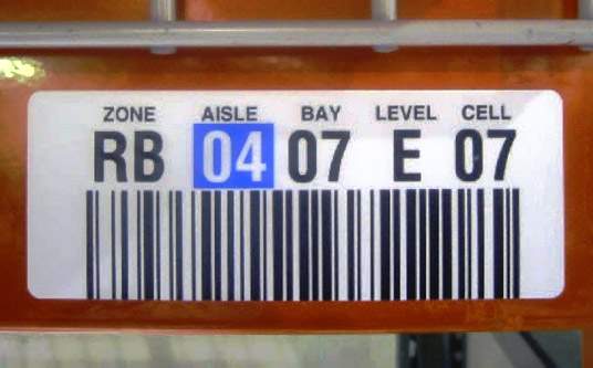 Warehouse Rack Labels: Imprint Enterprises
