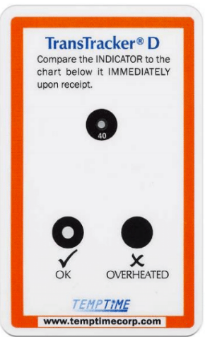 Heat gauge label